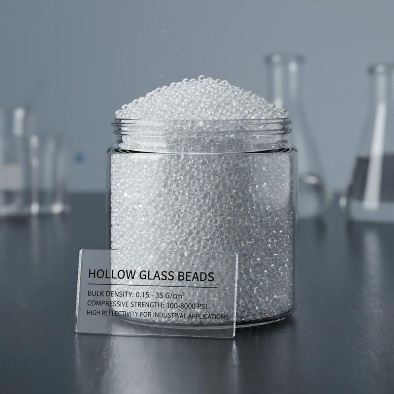 0.15 - 0.35 G/cm3 덩어리 밀도, 100-8000 Psi 압축 강도 및 산업용 높은 반사력